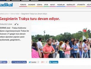 Gezginlerle Trakya Turu’ndaydık