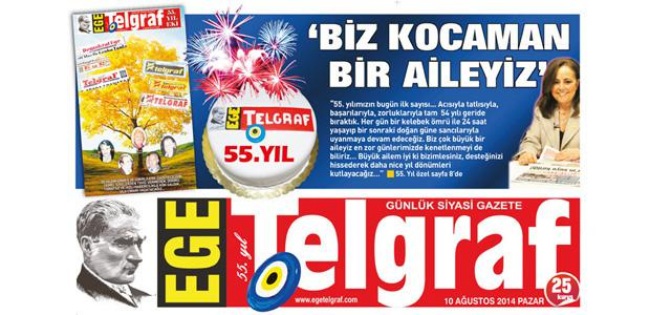 Ege Telgraf Gazetesi’neydik